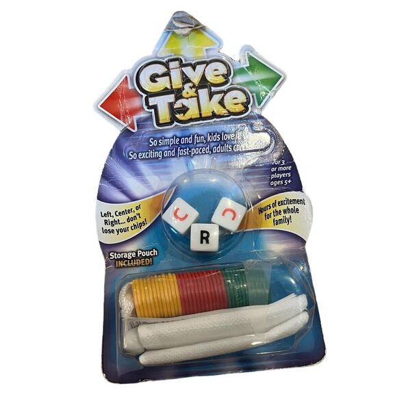 Give & Take Dice Game New In Package Family Game 3+ Players Ages 5 & Up - Picture 2 of 4
